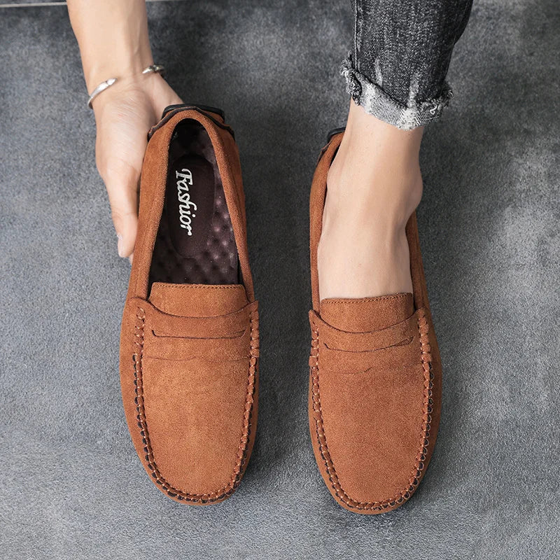 Einar - Soft Suede Loafers