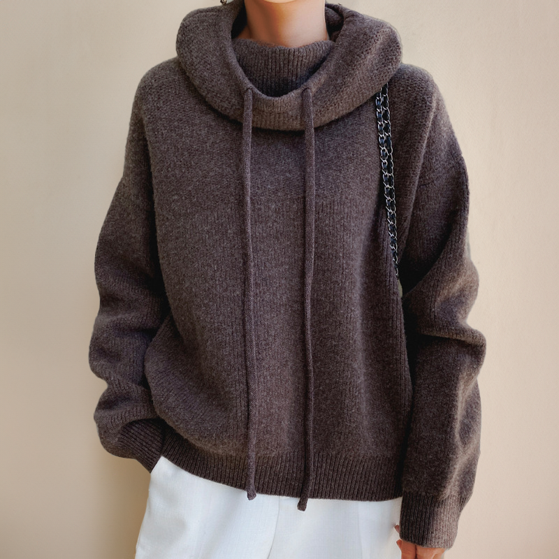 Isa - Merino wool turtleneck jumper
